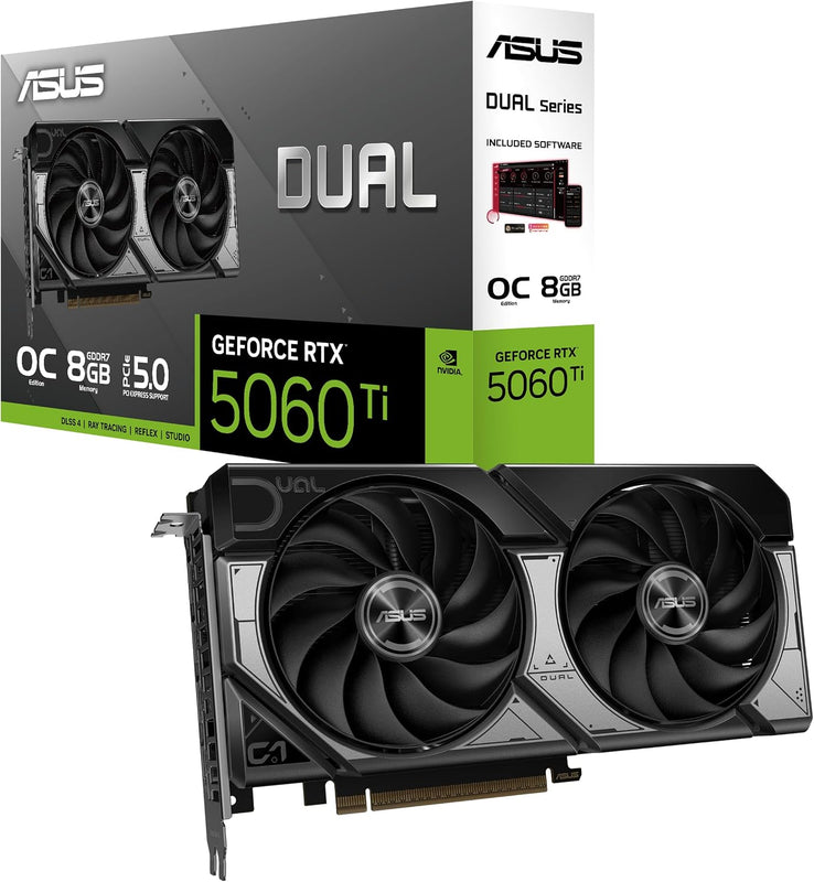 ASUS Dual GeForce RTX 5060 Ti 8GB GDDR7 OC
