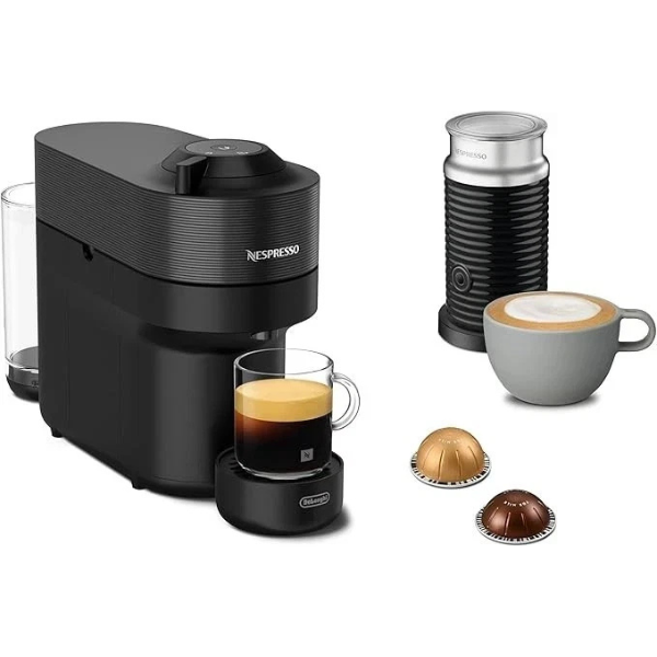 Nespresso Vertuo Pop & Aeroccino 3 Kaffeekapselmaschine inkl. 12 Kapseln