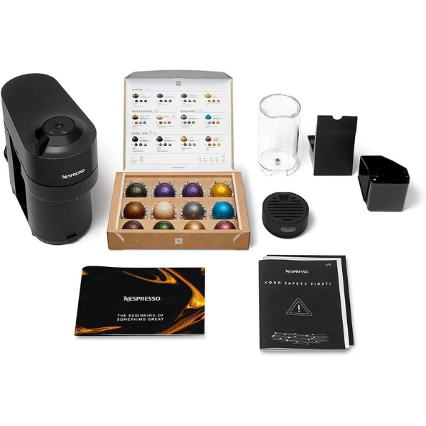 Nespresso Vertuo Pop & Aeroccino 3 Kaffeekapselmaschine inkl. 12 Kapseln