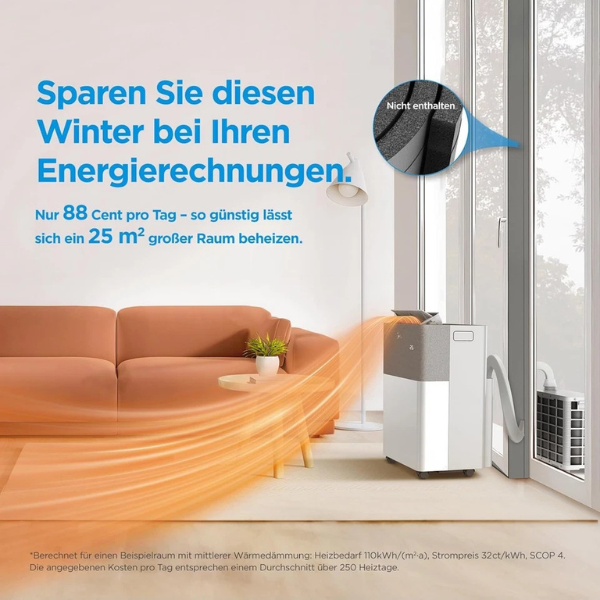 Midea PortaSplit Doppelschicht PVC/NBR Zweischicht Isolierschaum