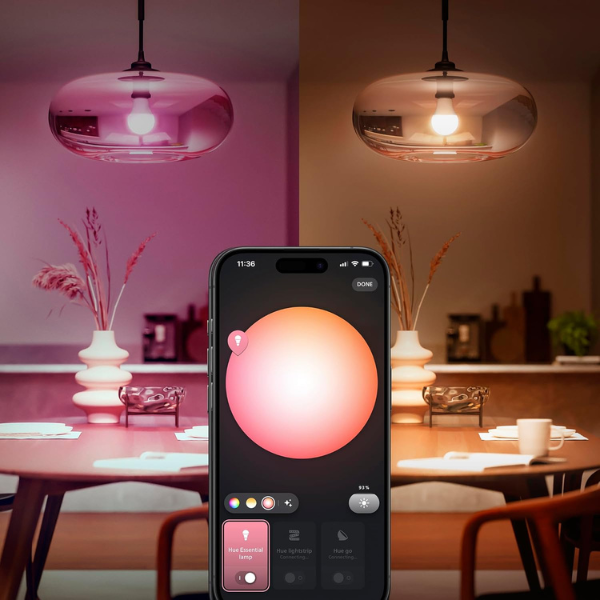 Philips Hue E27 Smart Lighting Starter Kit mit Bridge