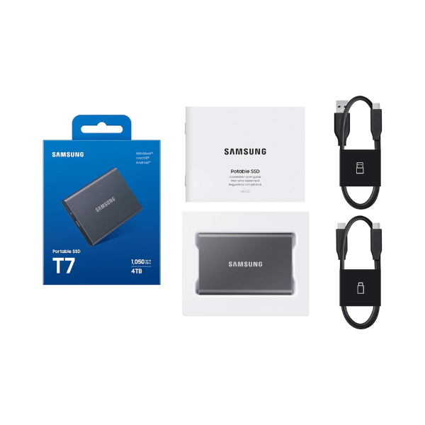 Samsung T7 Portable 4TB externe SSD Festplatte