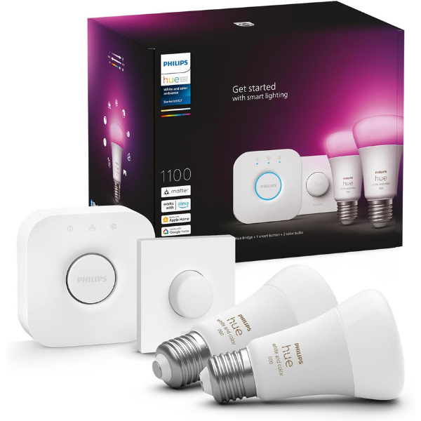 Philips Hue White & Color Ambiance E27 Starter-Set