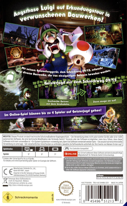 Luigi's Mansion 2 HD Switch